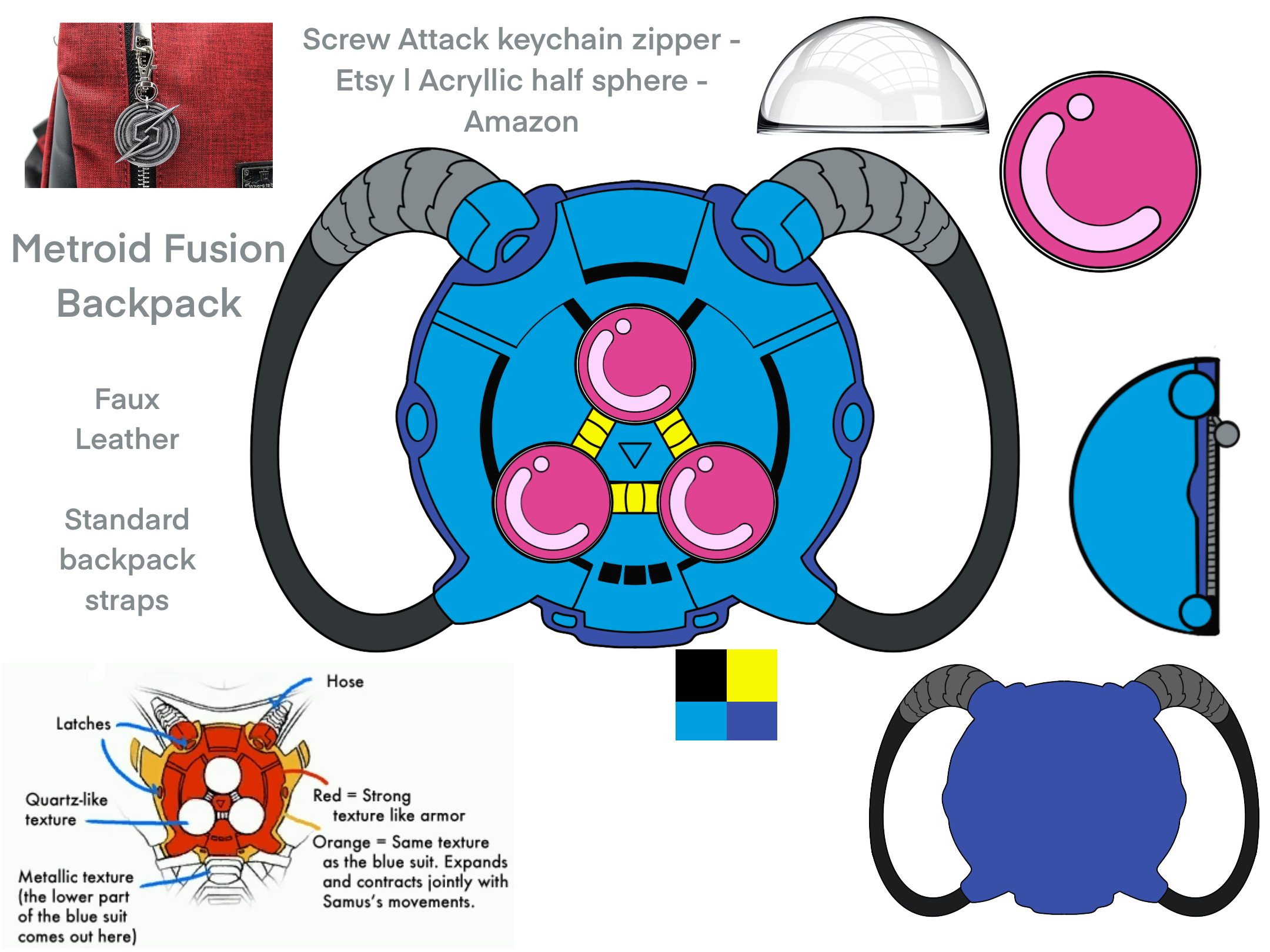 Fusion Samus Backpack Concept | 2023